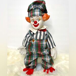 16” Ceramic Clown Doll